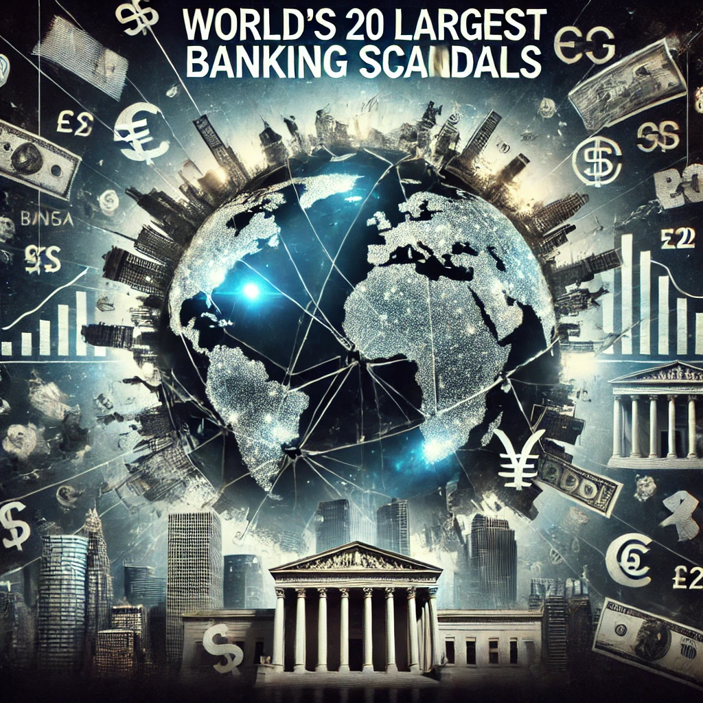 বিশ্বের ২০ টি বৃহৎ ও কুখ্যাত ব্যাংকিং কেলেঙ্কারি