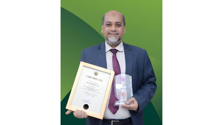 মোহাম্মদ আলী নির্বাচিত হয়েছেন আই আর বি ২০২৫ ট্রান্সফরমেশন লিডার