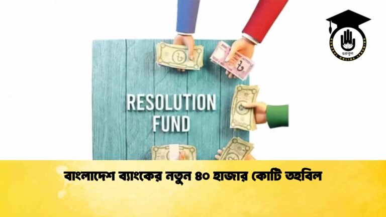 বাংলাদেশ ব্যাংকের নতুন ৪০ হাজার কোটি তহবিল