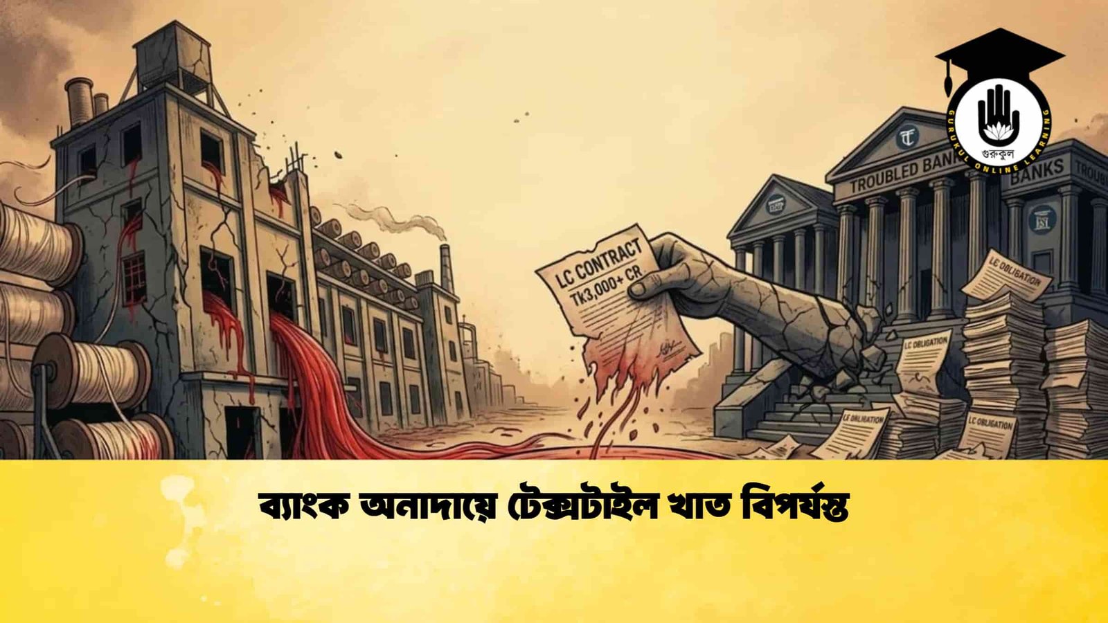 ব্যাংক অনাদায়ে টেক্সটাইল খাত বিপর্যস্ত